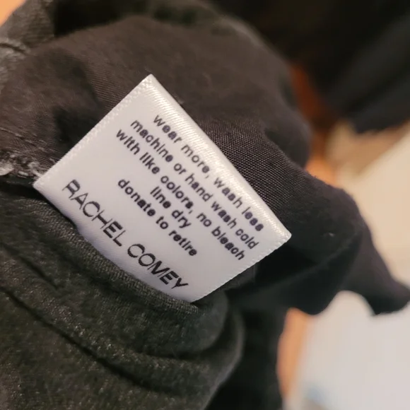 High rise, wide leg, Rachel Comey Elio denim trousers in washed black - Picture 9 of 10